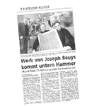 Joseph Beuys unterm Hammer